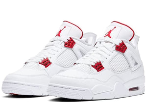 Jordan 4 - White & Red