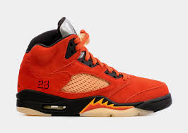 Air Jordan 5 Fire Red Black Orange