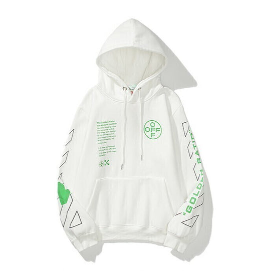 Off-White Labeled White/Green Hoodie