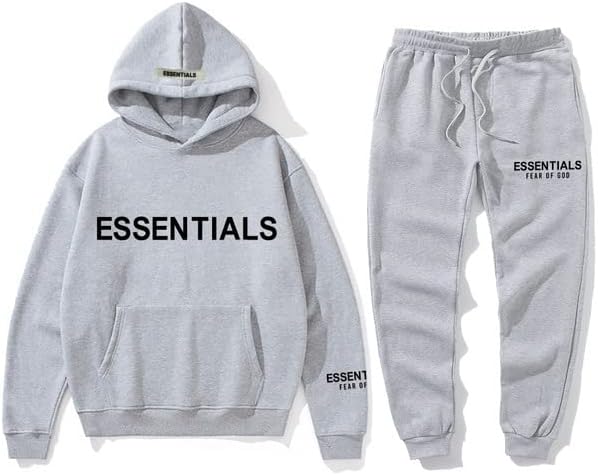 Fear Of God Essential Oversized Tracksuit - Washed Grey