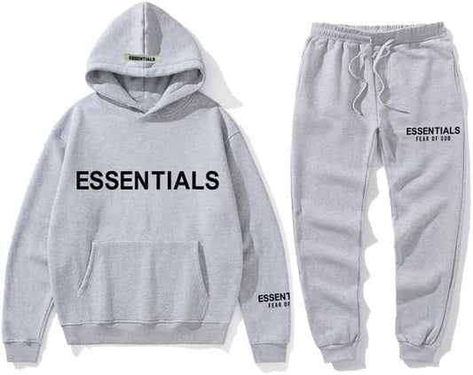 Fear Of God Essential Oversized Tracksuit - Washed Grey