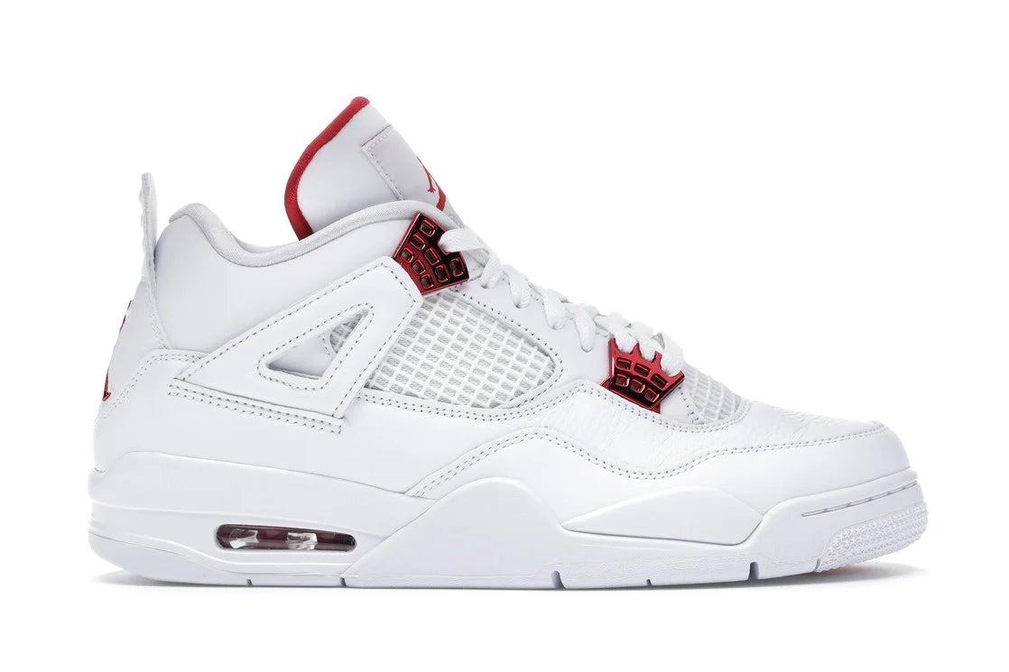 Jordan 4 - White & Red